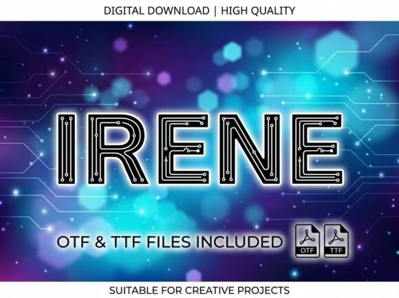 Discover Irene: A Display Typeface for Impactful Designs