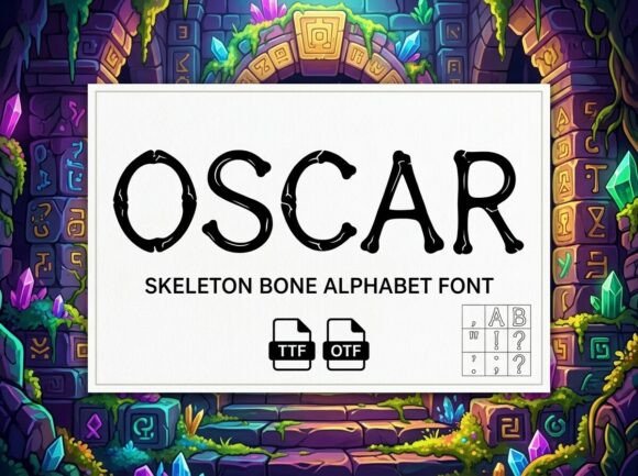 Oscar: A Decorative Font for Bold Visual Statements