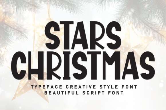 Stars Christmas: A Hand-Drawn Font for Heartfelt Designs